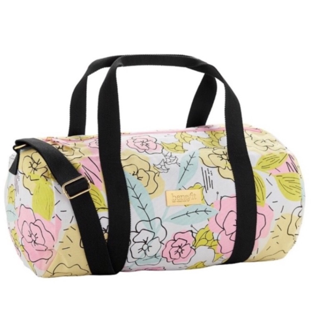 Floral Weekender Duffel Bag by Benefit Cosmetics